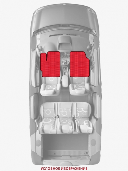 ЭВА коврики «Queen Lux» передние для Rolls-Royce Corniche