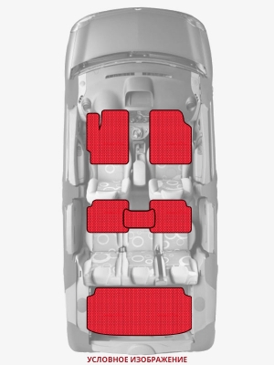 ЭВА коврики «Queen Lux» комплект для Nissan Clipper Van