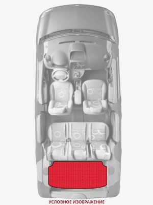 ЭВА коврики «Queen Lux» багажник для Nissan Sunny